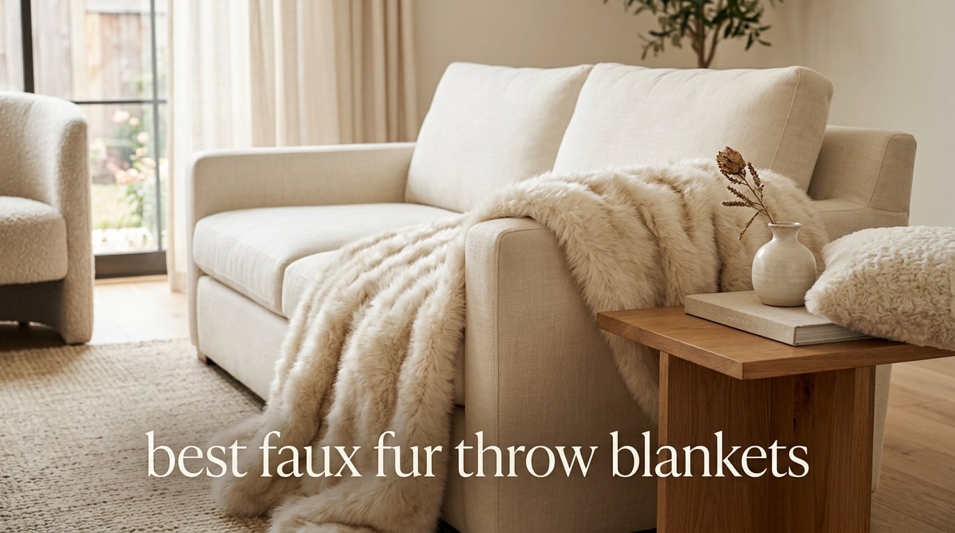 best faux fur throw blankets