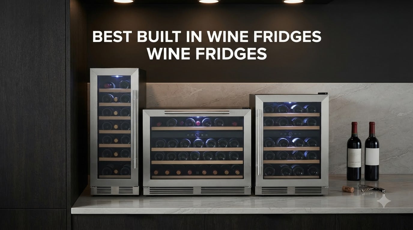 best built in wine fridges