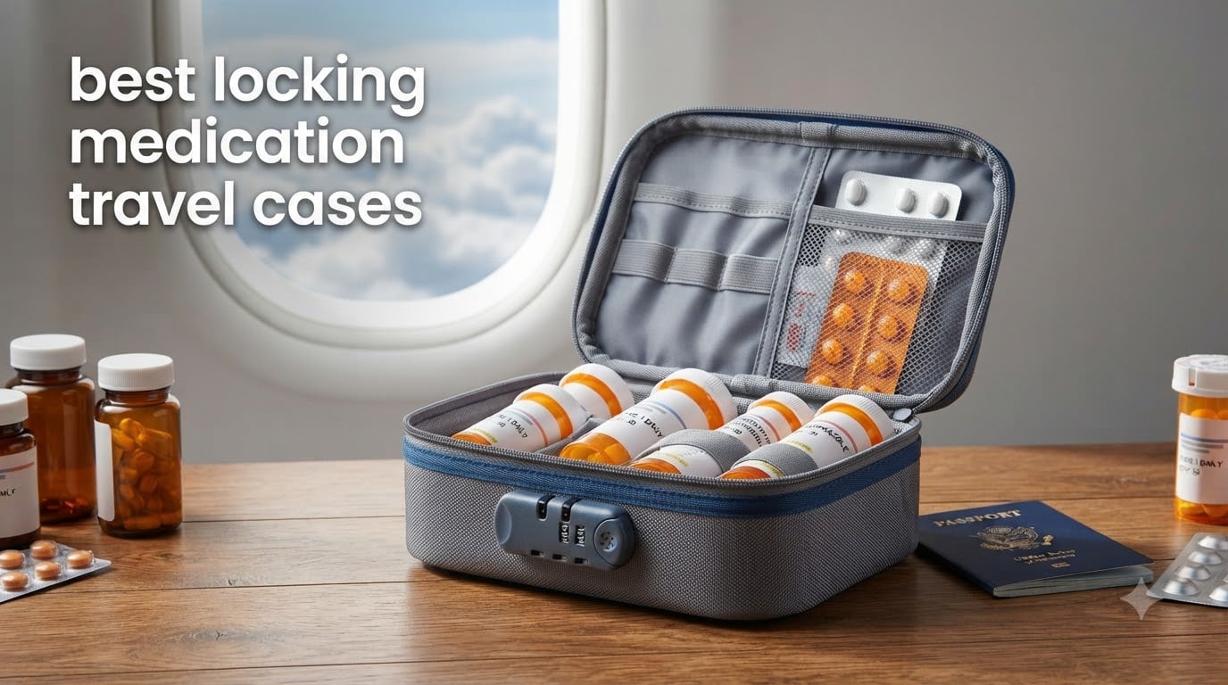best locking medication travel cases