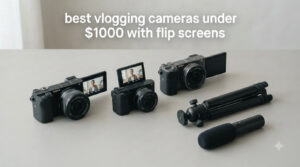 best vlogging cameras under $1000 with flip screens
