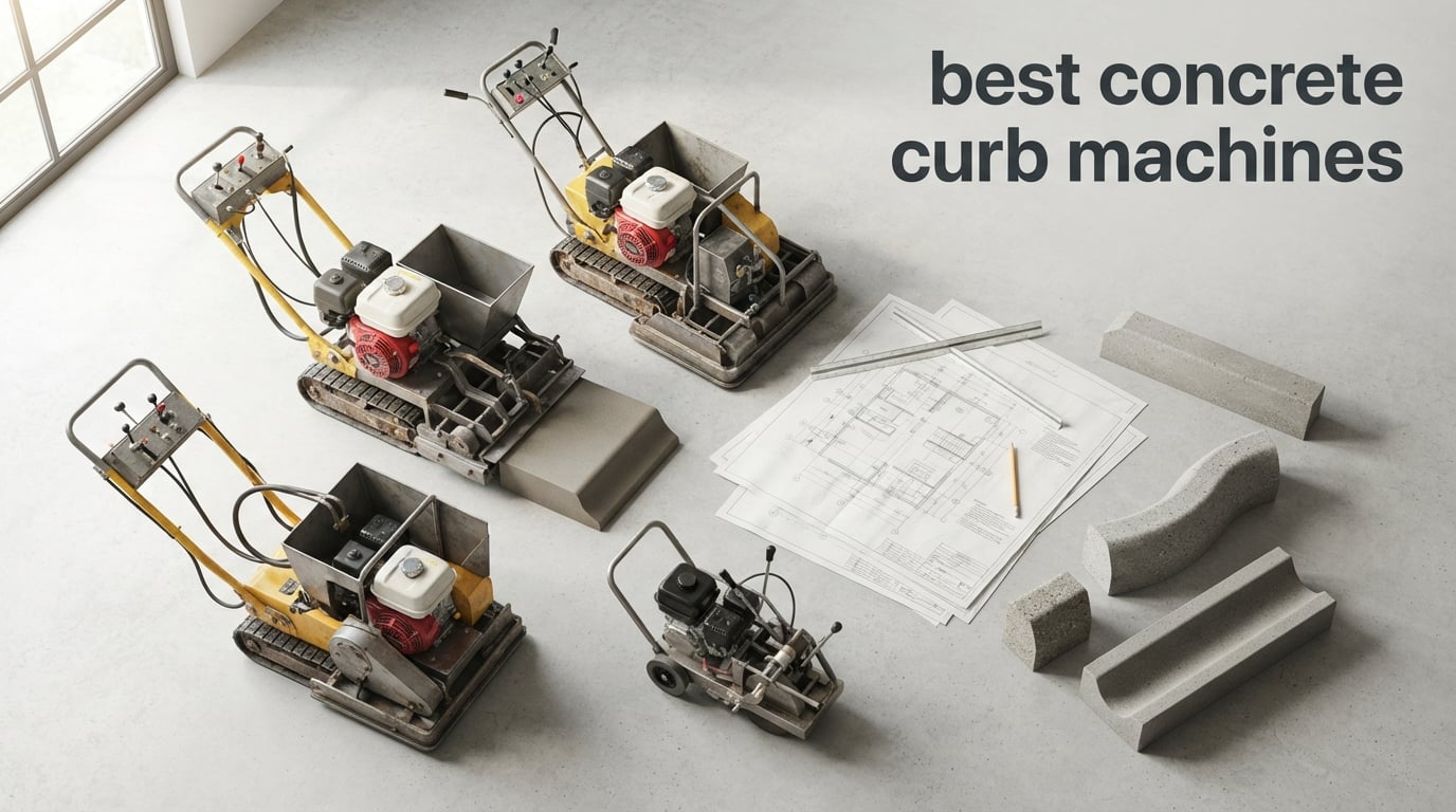 best concrete curb machines