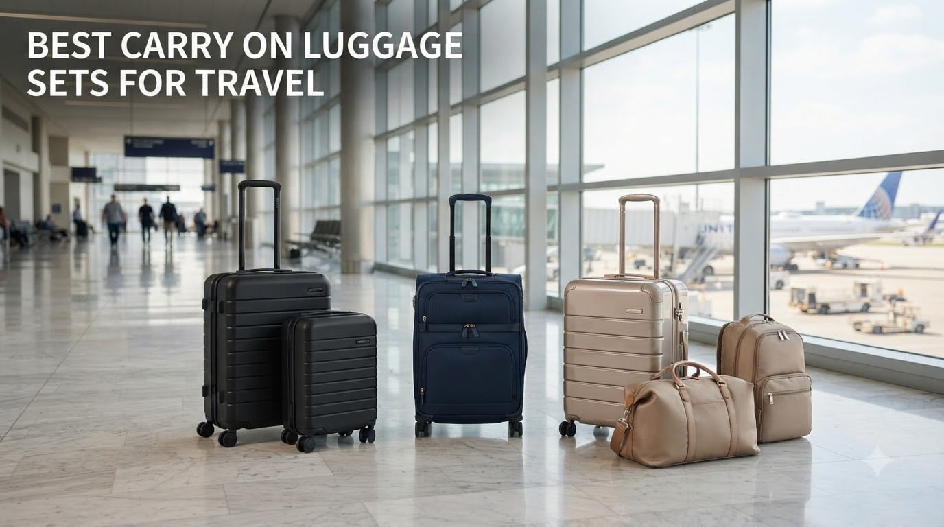 best carry on luggage sets for travel