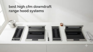 best high cfm downdraft range hood systems