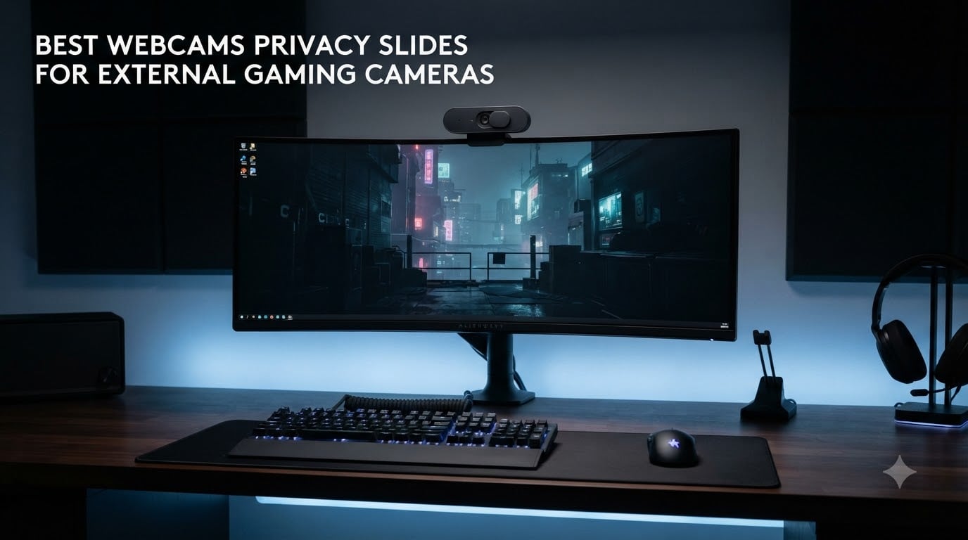 best webcams privacy slides for external gaming cameras