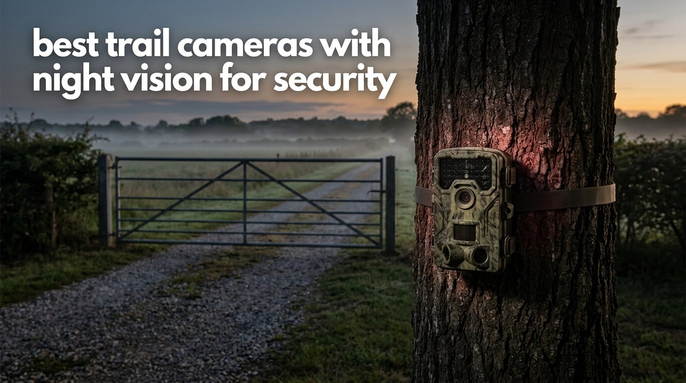 best trail cameras with night vision for security