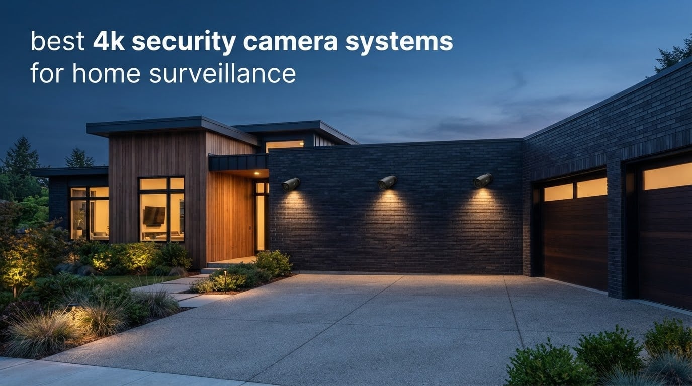 best 4k security camera systems for home surveillance