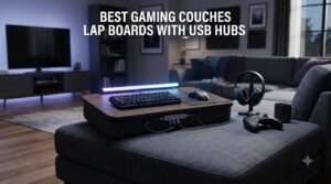 best gaming couches lap boards with usb hubs