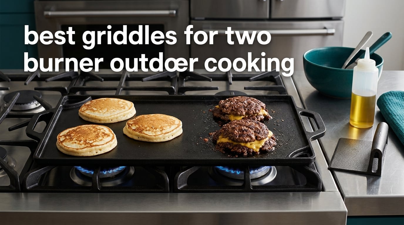 best griddles for two burner outdoor cooking