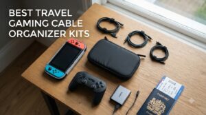 best travel gaming cable organizer kits