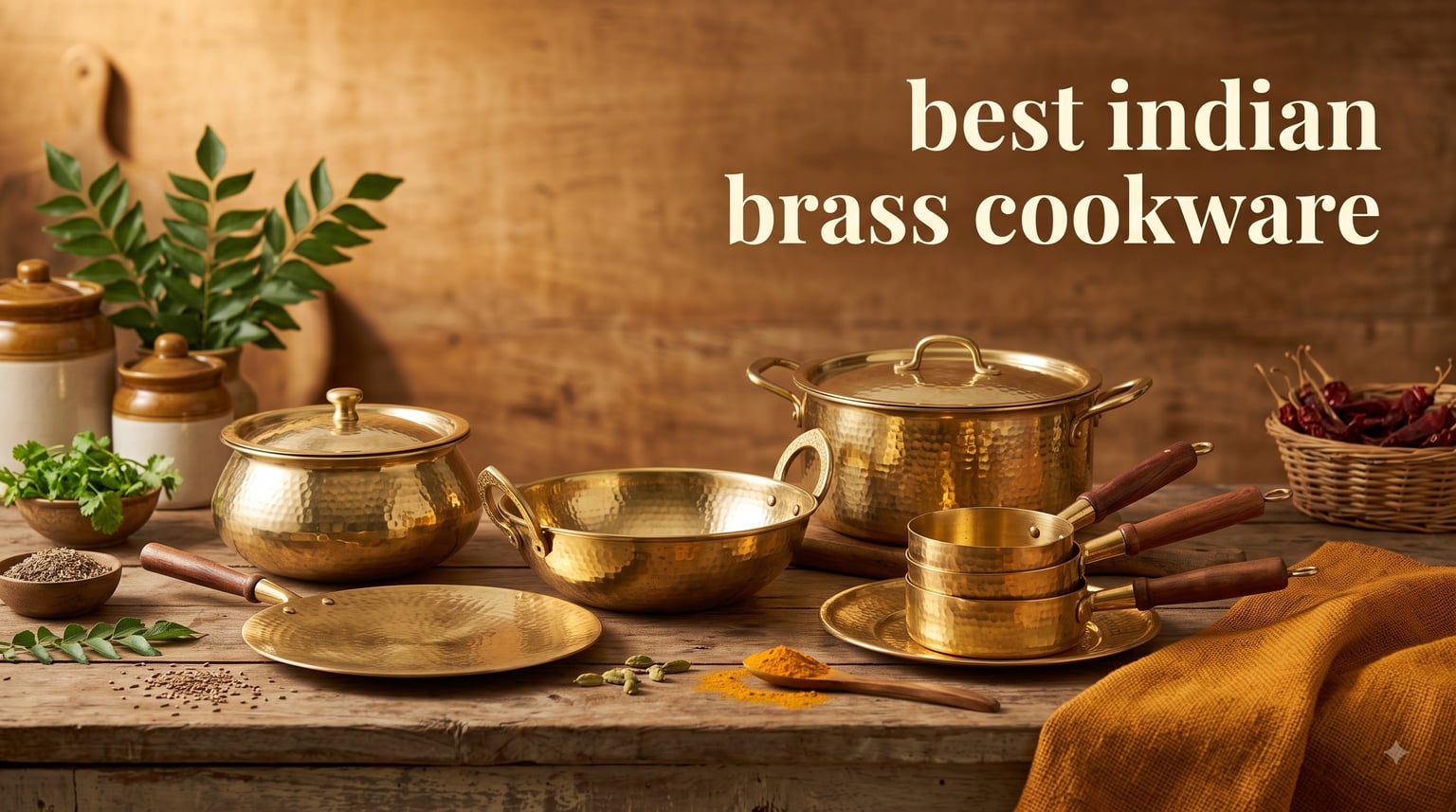 best indian brass cookware