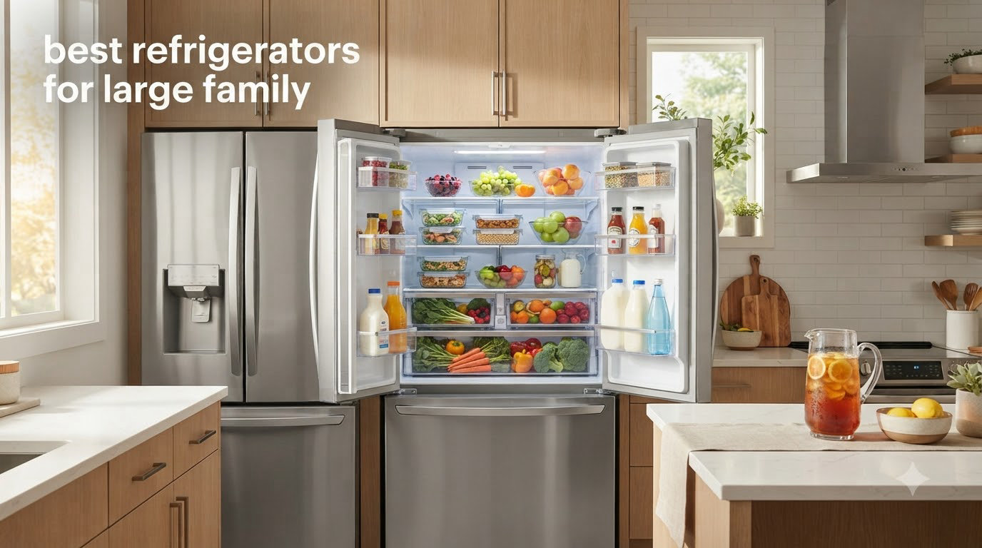 best refrigerators for large family