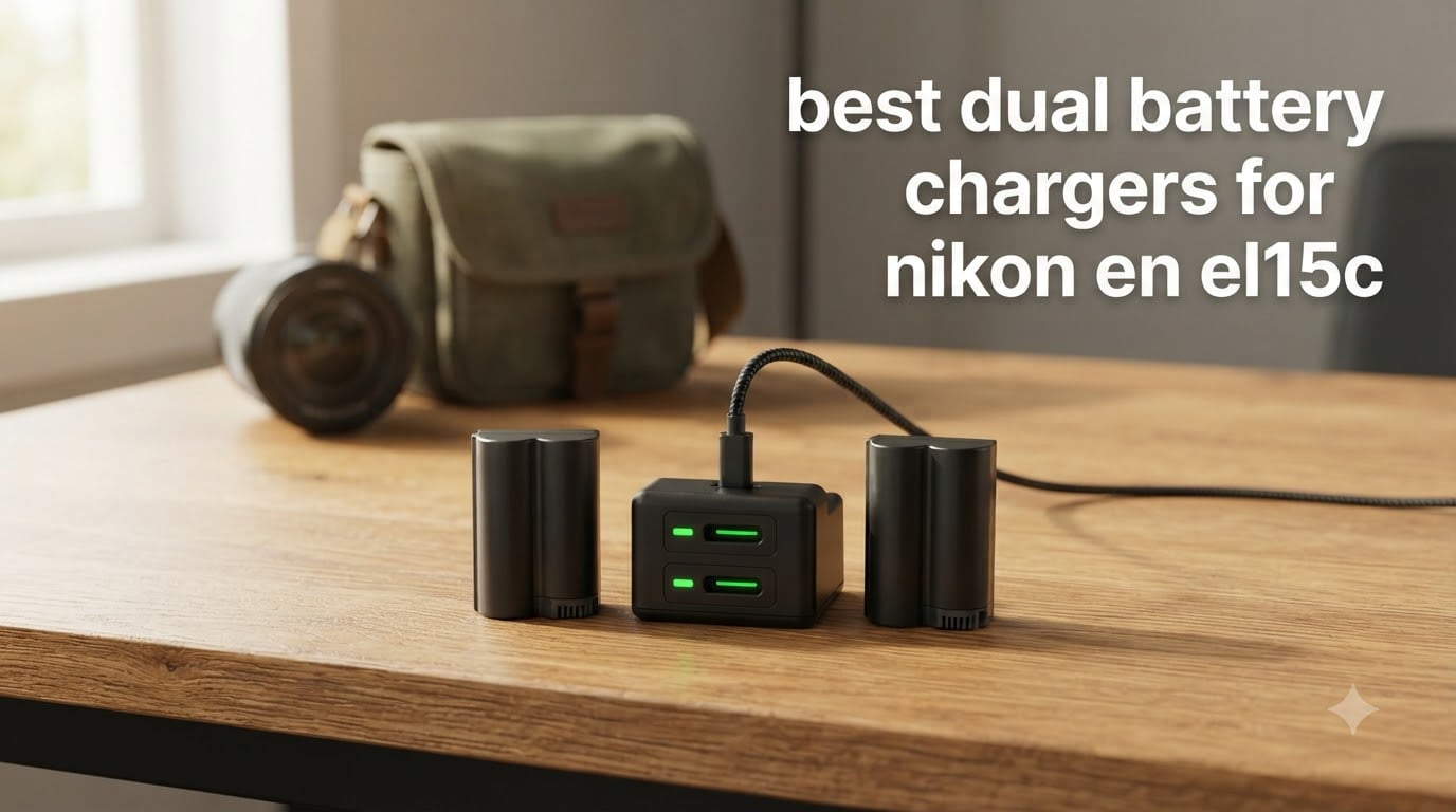 best dual battery chargers for nikon en el15c