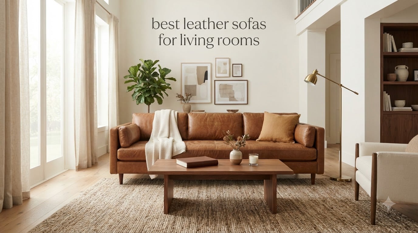 best leather sofas for living rooms