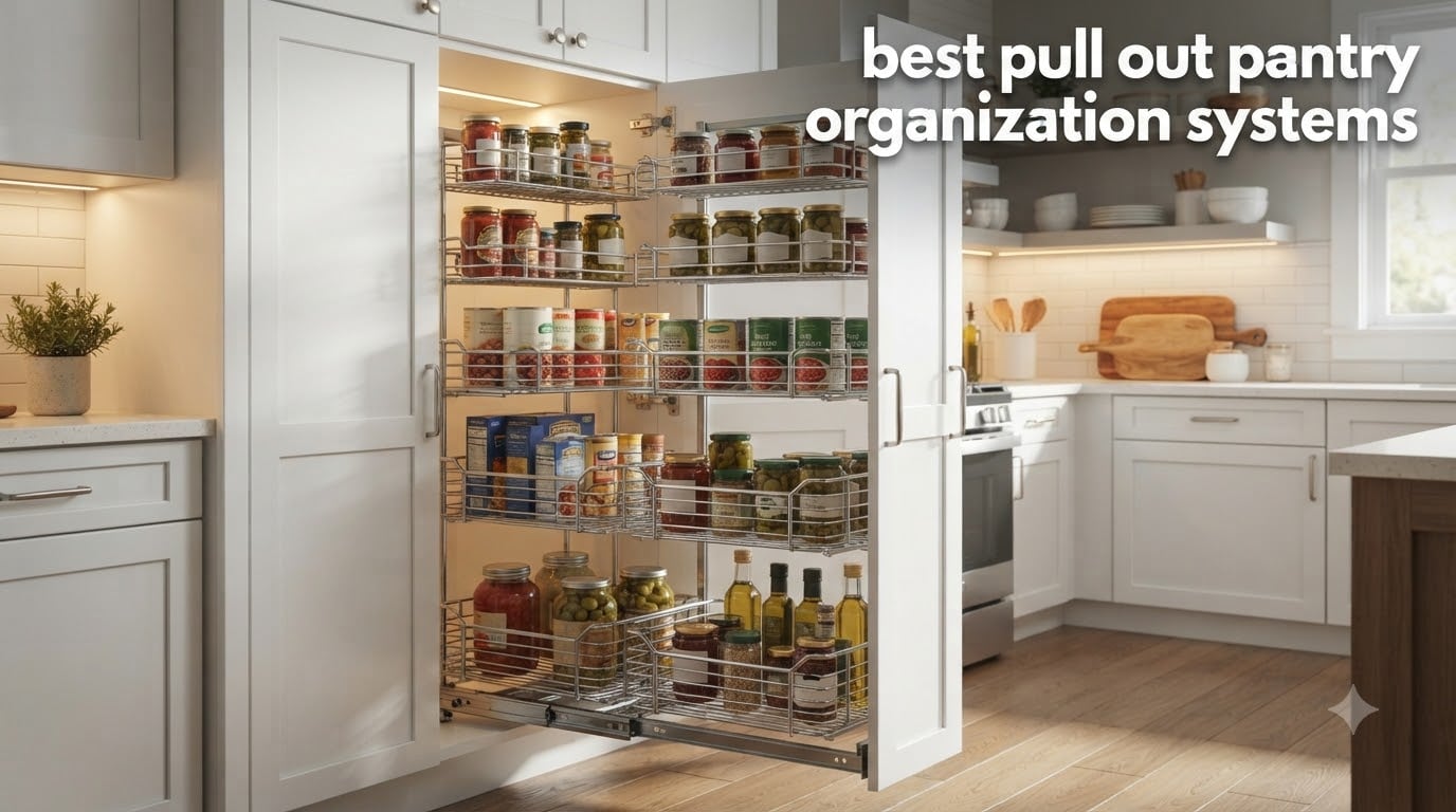 best pull out pantry organization systems