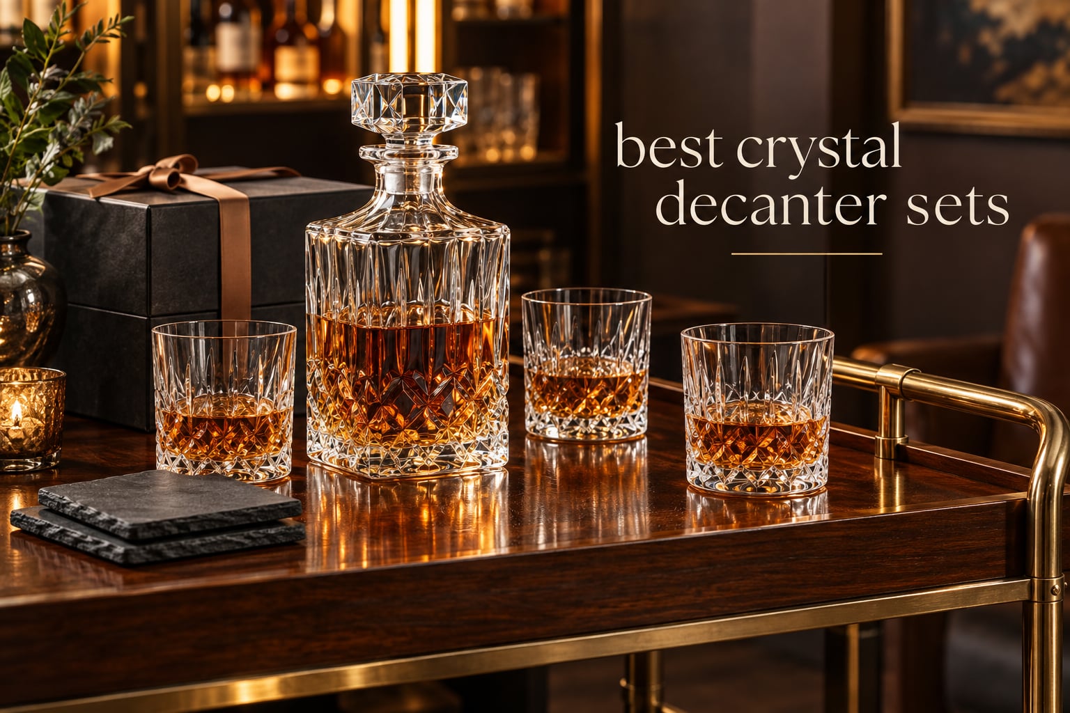 best crystal decanter sets