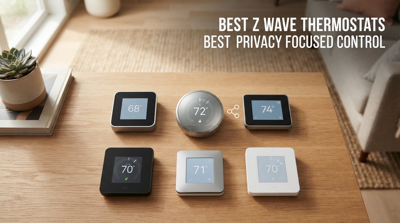 best z wave thermostats best privacy focused control