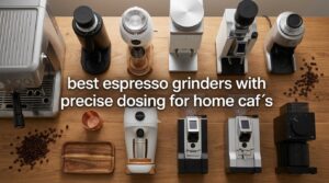 best espresso grinders with precise dosing for home caf s