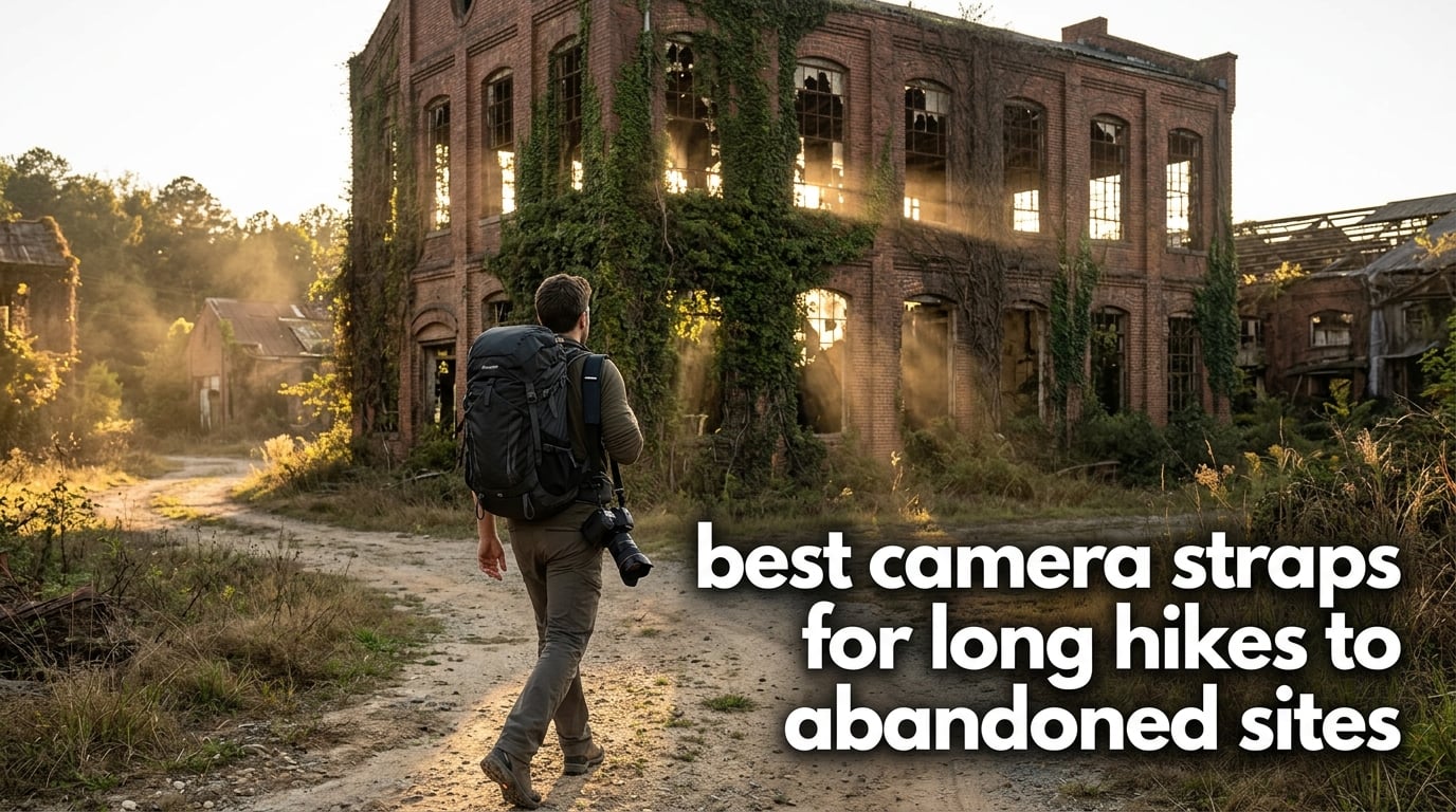 best camera straps for long hikes to abandoned sites