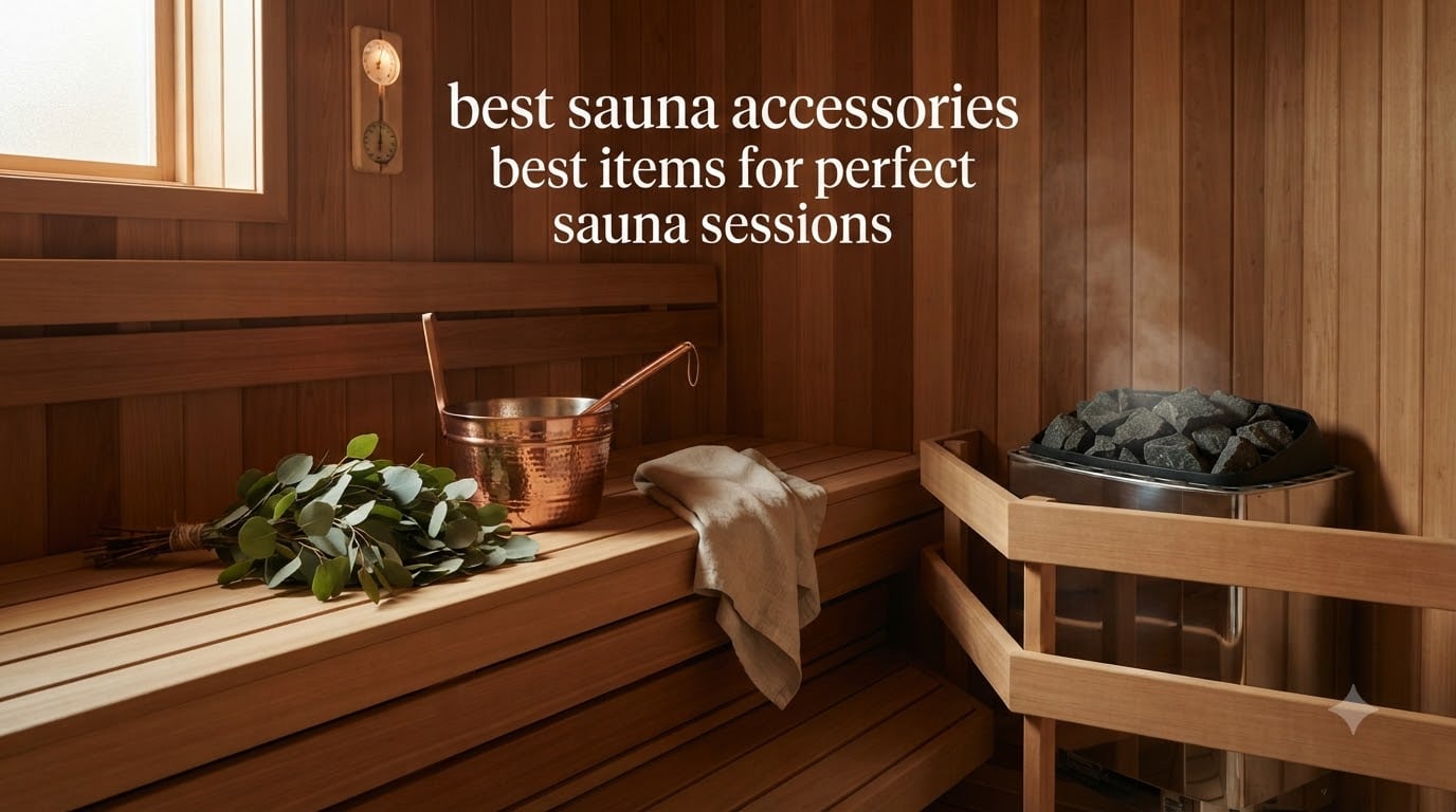 best sauna accessories best items for perfect sauna sessions