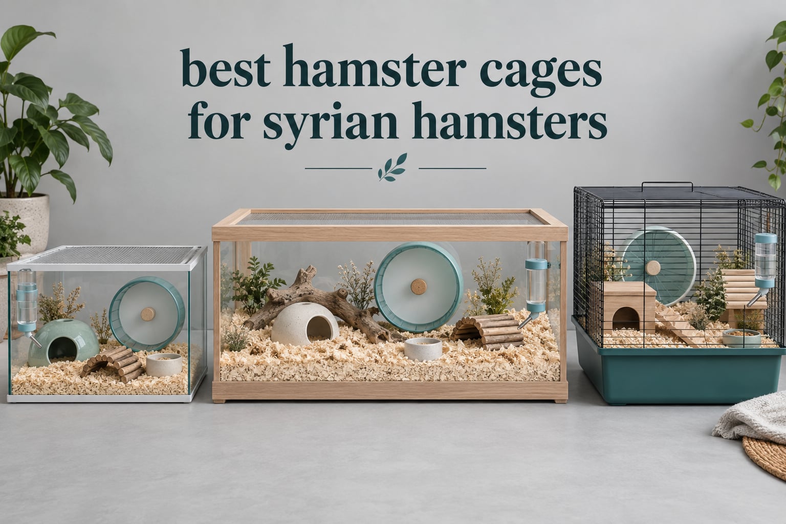 best hamster cages for syrian hamsters
