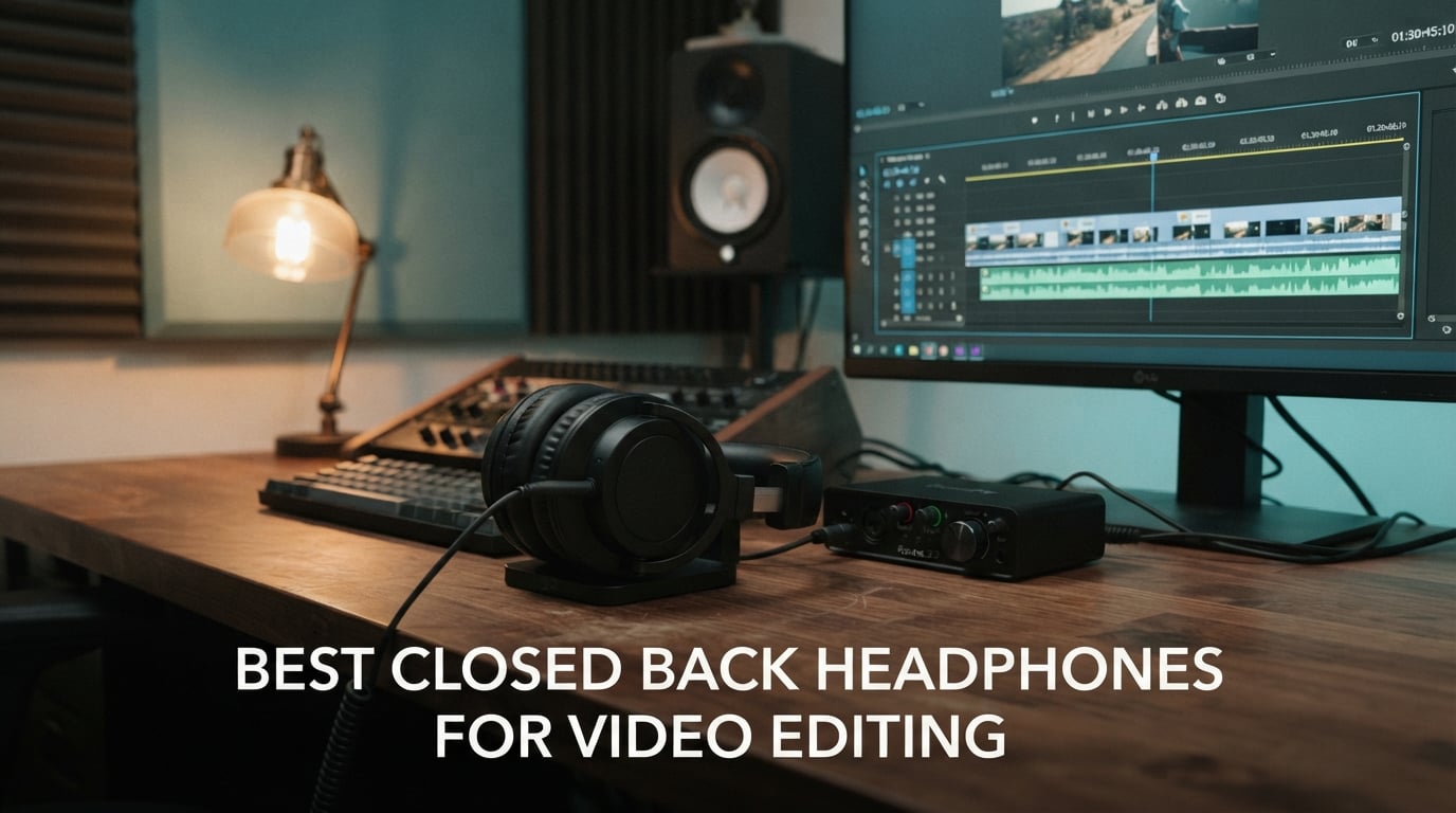 best closed back headphones for video editing