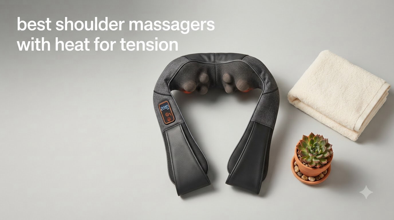 best shoulder massagers with heat for tension