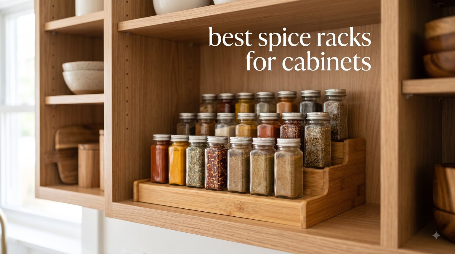 best spice racks for cabinets