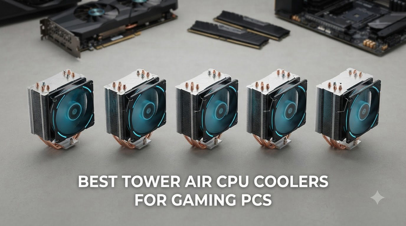 best tower air cpu coolers for gaming pcs