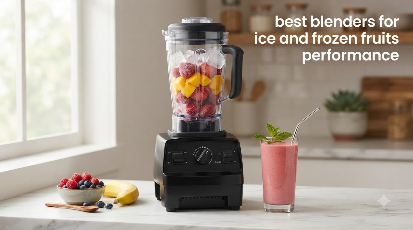 best blenders for ice and frozen fruits performance