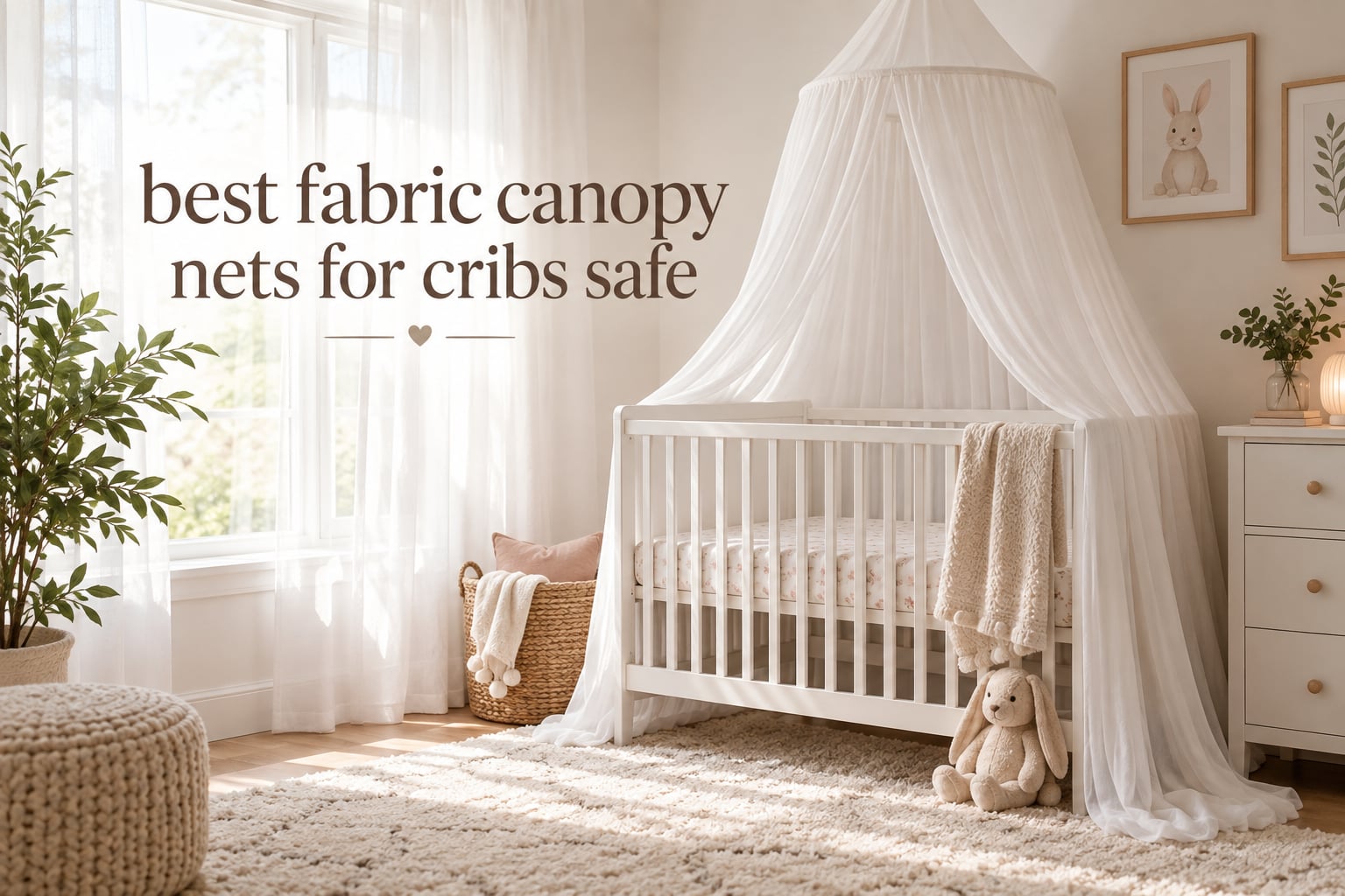best fabric canopy nets for cribs safe
