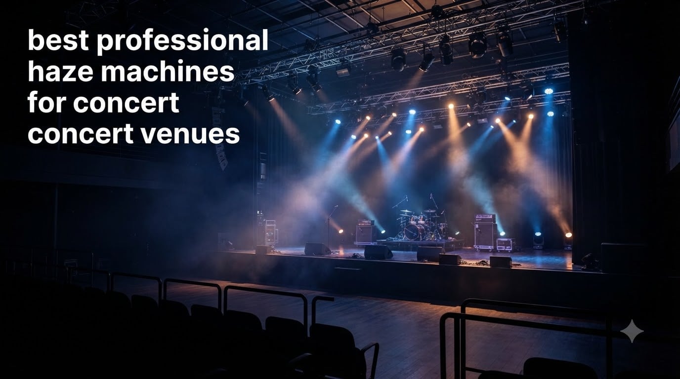 best professional haze machines for concert venues