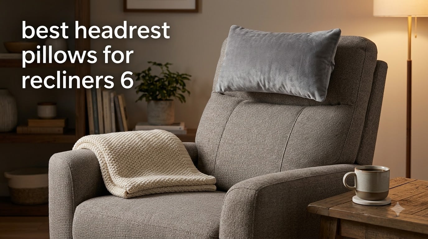 best headrest pillows for recliners 6