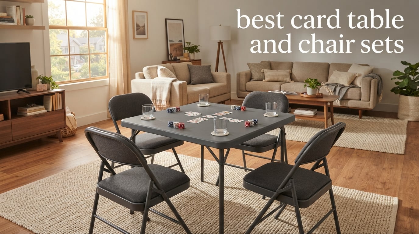 best card table and chair sets