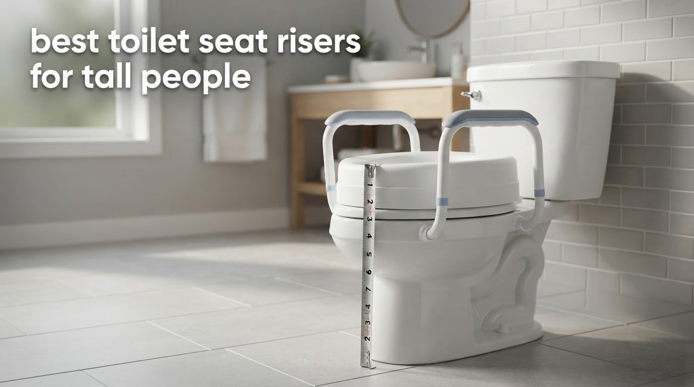 best toilet seat risers for tall people