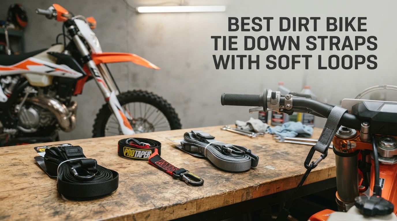 best dirt bike tie down straps with soft loops
