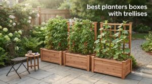 best planters boxes with trellises
