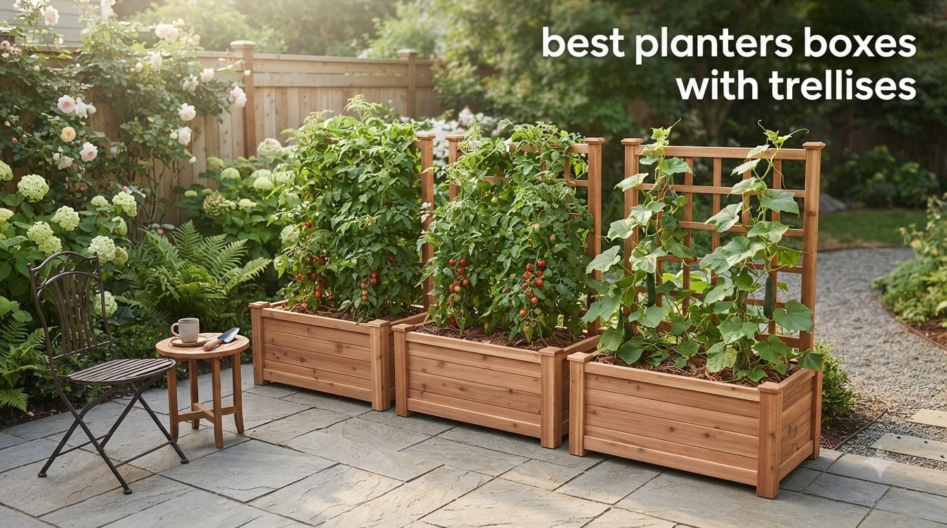 best planters boxes with trellises