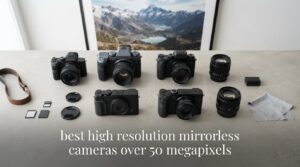 best high resolution mirrorless cameras over 50 megapixels