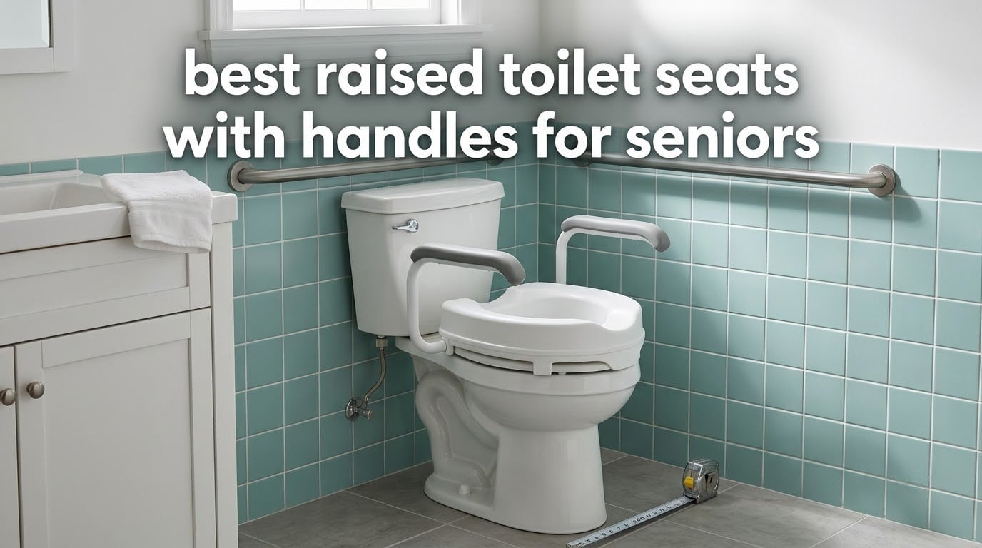 best raised toilet seats with handles for seniors