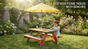 best kids picnic tables with benches