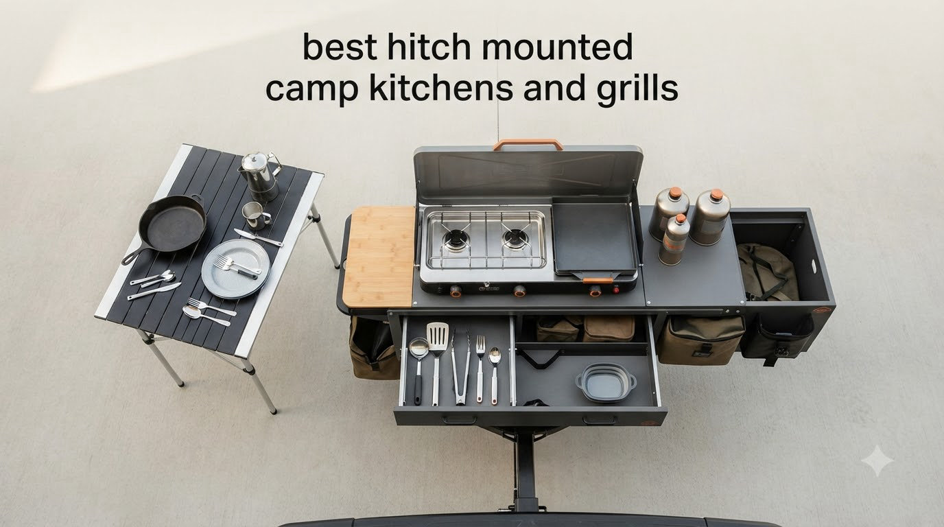 best hitch mounted camp kitchens and grills