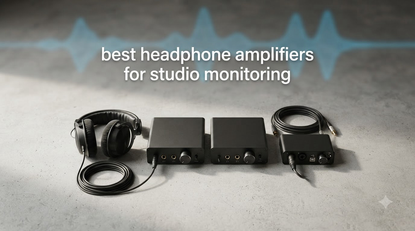 best headphone amplifiers for studio monitoring