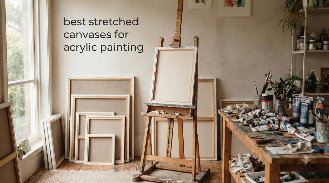 best stretched canvases for acrylic painting
