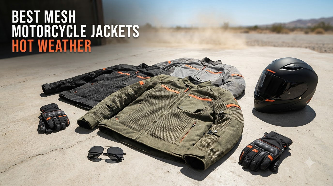 best mesh motorcycle jackets hot weather