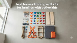 best home climbing wall kits for families with active kids