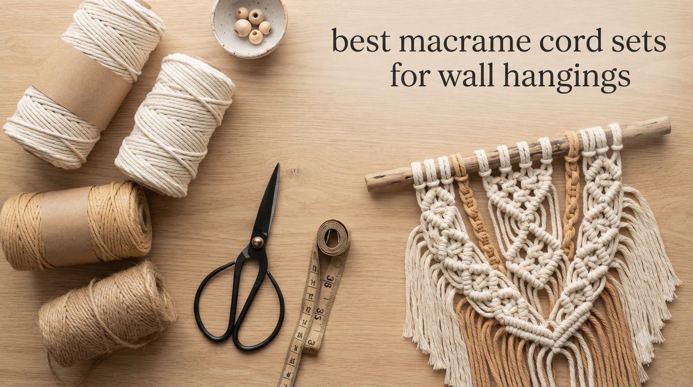 best macrame cord sets for wall hangings