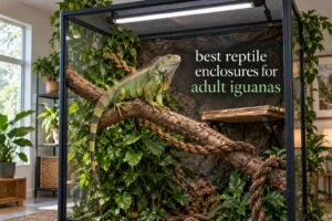 best reptile enclosures for adult iguanas