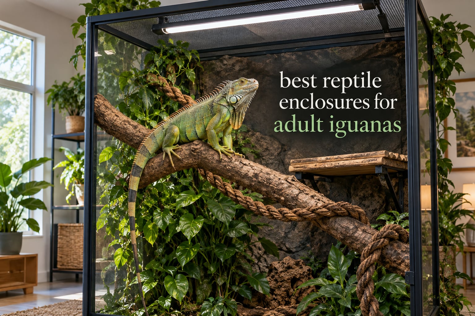 best reptile enclosures for adult iguanas