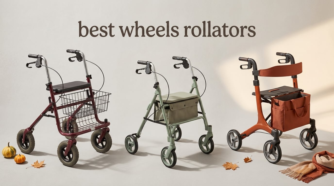 best wheels rollators