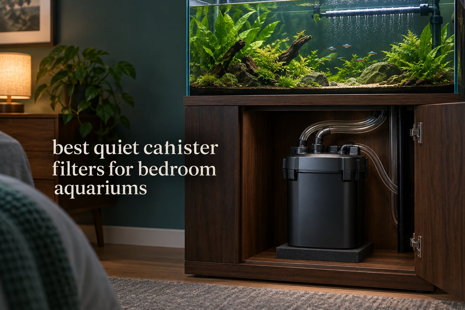 best quiet canister filters for bedroom aquariums